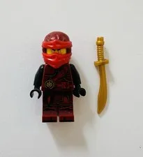 LEGO NINJAGO Kai njo0277 Hands of Time Black Armor Minifigure 70627 **RETIRED**
