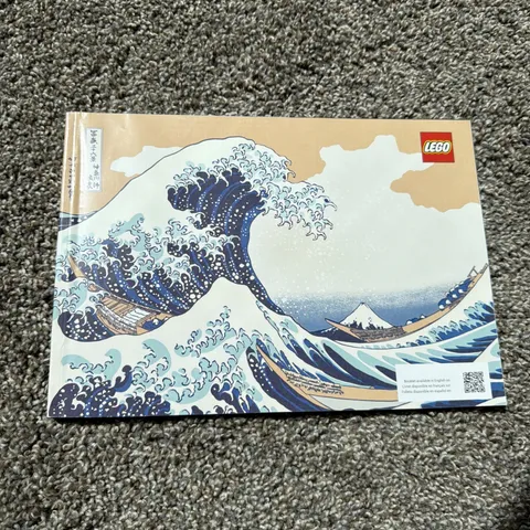 LEGO Instruction Manual Only 31208 Hokusai The Great Wave Art No Bricks