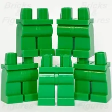 LEGO Minifigure Green Legs Part Plain Hips 73200 74040 970c00 10970 x 5