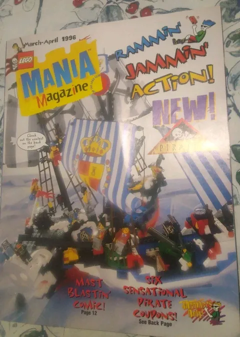 ⭐Lego Mania Pirates 1996 Magazine Catalog⭐