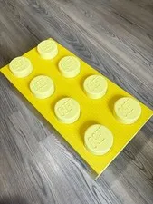 LEGO Storage Brick 8 Knob Large Blue Stackable Toy Container Minor Scratches