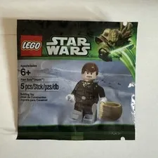 LEGO Star Wars Han Solo Hoth Minifigure (5001621) RARE - New - Sealed In Polybag