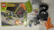 RARE! LEGO 8959 Power Miners Claw Digger Crystal Prospector 100% Complete + Instructions
