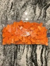 LEGO LOT ORANGE BRICK  BLOCK VARIETY BUILDING PIECES