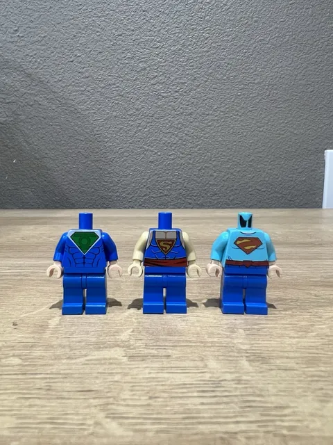 LEGO DC Superman Custom Printed Minifigure Torso lot Green Lantern,Bizarro