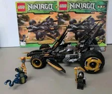 LEGO NINJAGO: 9444 Cole's Tread Assault - 100% Complete w/ Figurines & Manuals