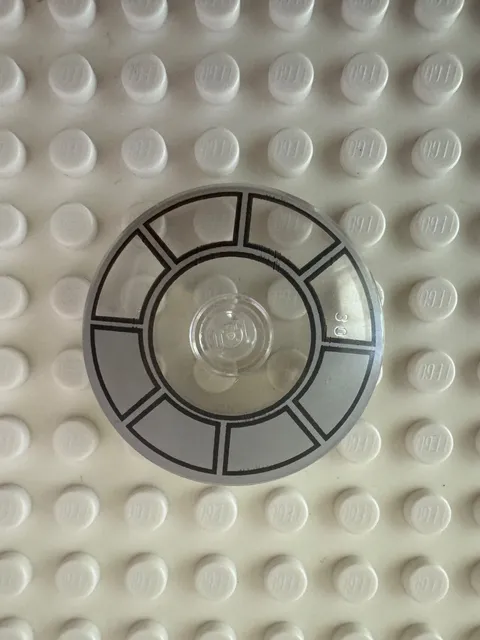 LEGO Dish 4x4 Radar Solid Stud with Radial Millennium Falcon Cockpit 3960pb010