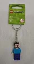 NEW LEGO Minecraft Steve Keychain Mini Figure Style 854243