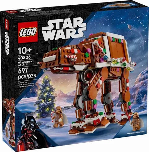 LEGO Star Wars Gingerbread AT-AT 40806 Sealed Holiday Christmas