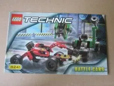Lego instructions Technic 8241 Battle cars