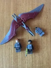 Lego Pterodactyl and Jurassic Park/World Minifigures