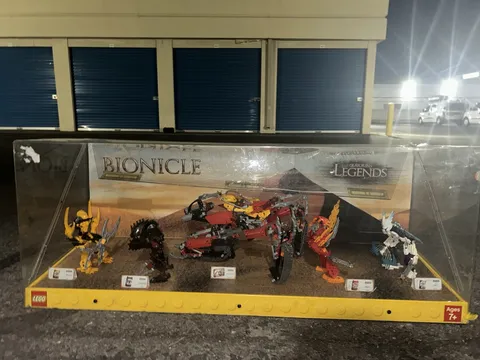 lego bionicle glatorian legends complete Display Case