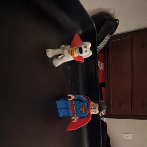 LEGO DC Super Heroes Superman Minifigure with Krypto Dog Figure, Age 6+