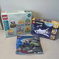 Lego Lot of 3: Lego City, Lego Creator, Lego Easter (30640, 40890, 311340 - New