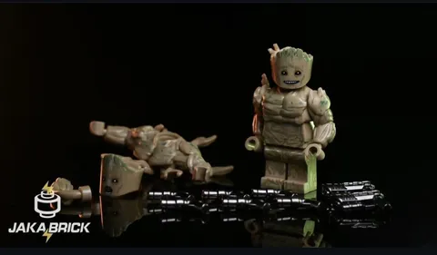 Jaka Brick Guardians of the Galaxy The Evergreen Guardian Groot Minifigure