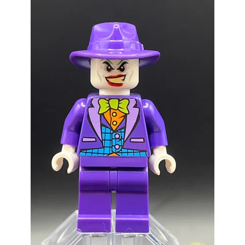 LEGO DC Super Heroes The Joker Minifigure sh0094 Purple Suit Fedora Hat Batman