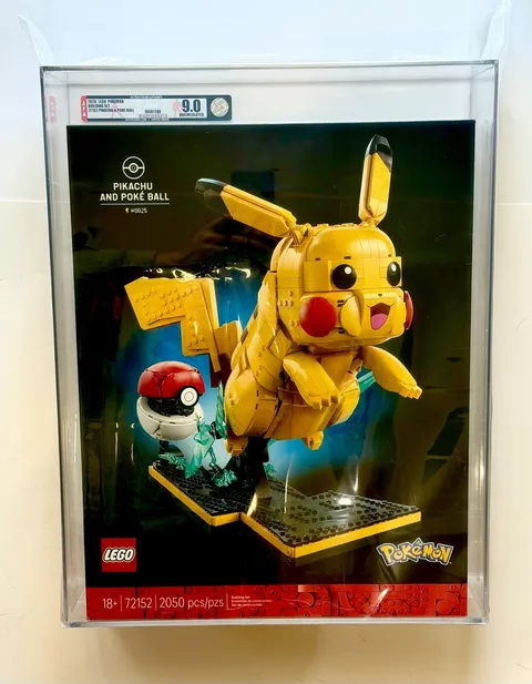 2026 LEGO Pokemon Pikachu & Poke Ball 72152 AFA 9.0 Uncirculated Graded Sealed
