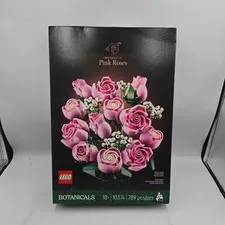 NEW LEGO Botanicals Bouquet of Pink Roses Set #10374 Unopened/Sealed