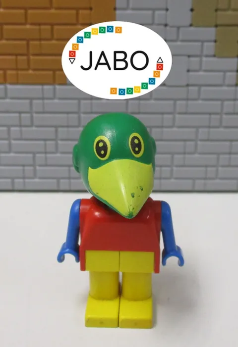 (E5 / 27) Lego Fabuland figure fab10c Paul Parrot 3782