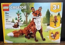 LEGO CREATOR: 31154 Forest Animals: Red Fox 667 Pcs Factory Sealed New In Box