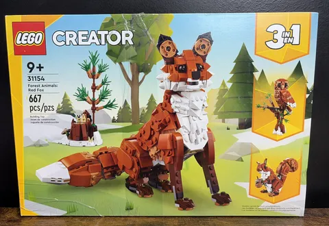 LEGO CREATOR: 31154 Forest Animals: Red Fox 667 Pcs Factory Sealed New In Box