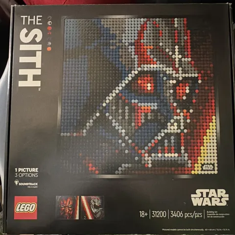 LEGO Art: Star Wars The Sith (31200) new in box. Unopened 