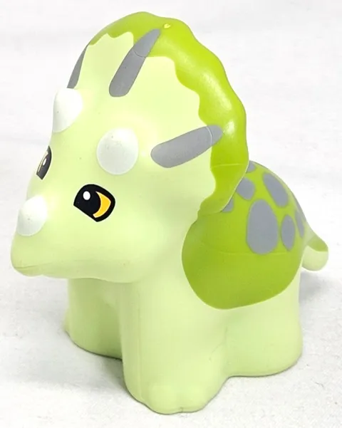 Lego Duplo Jurassic World Dinosaur Lime Triceratops Baby for 10938 & 10939 sets!