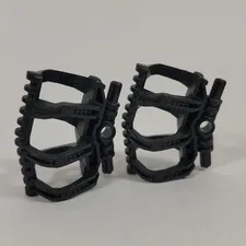 2X LEGO Bionicle BLACK Zamor Sphere Holder Part Lot 53550 8729 Exo-Force 8108