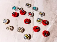 New LEGO Insects Lot Bugs Lot of 17 Food Peanuts Seeds Beetle Chrome Ladybug Bee