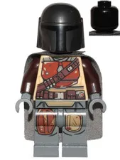 LEGO [No Color/Any Color] The Mandalorian / Din Djarin / 'Mando' - Brown Duraste