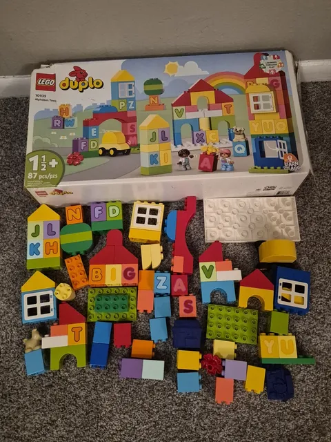 LEGO DUPLO Classic Alphabet Town 10935, Replacement Pieces. Not Complete