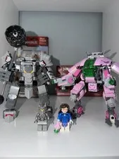 LEGO Overwatch 75973 D.Va & Reinhardt 90% Complete