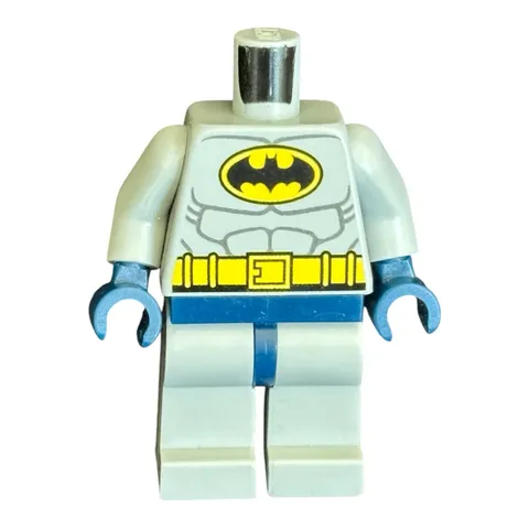 LEGO Batman DC Super Heroes Light Bluish Gray Suit Minifigure Parts No Head Cape