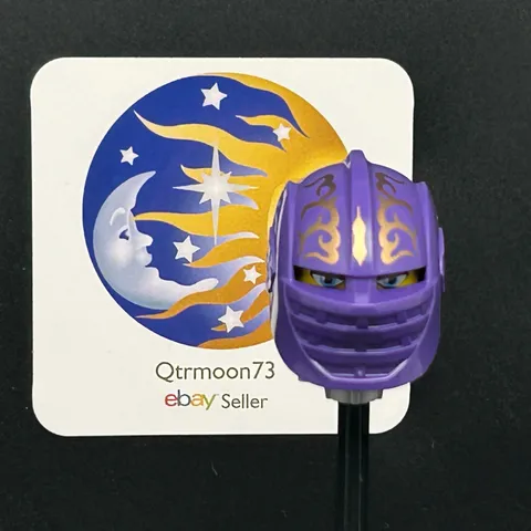 LEGO Brand KNIGHTS KINGDOM Large Figure DANJU Visor PART ~47469px1~ PURPLE x1