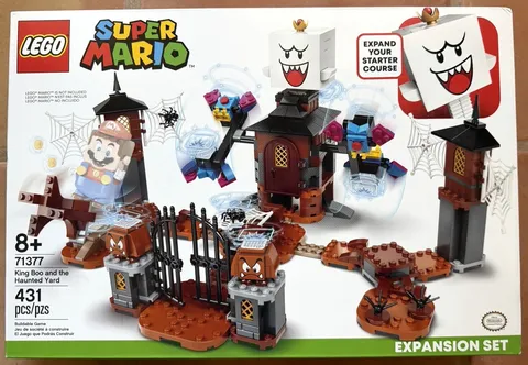 New LEGO Super Mario: King Boo and the Haunted Yard (71377) Retired Expansion Se
