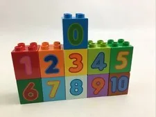 Lego Duplo Toddler Building Replacement 11 Pcs Numbers 0-10 Different Colors BB