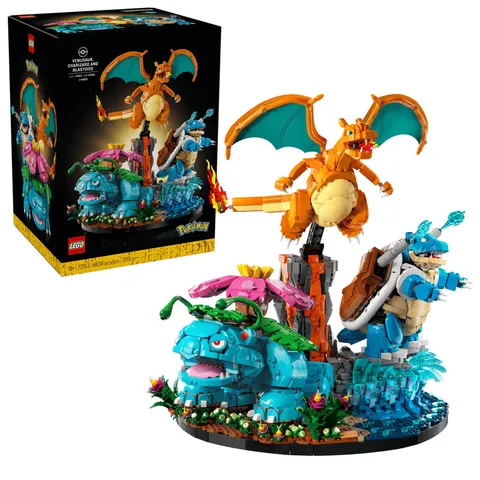 LEGO Pokémon 72153 Venusaur, Charizard & Blastoise Factory Sealed