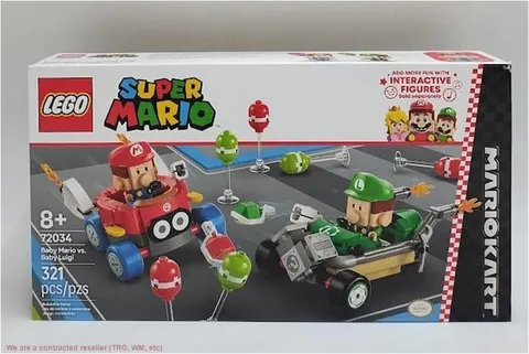 LEGO Super Mario Kart Baby, Mario vs. Baby Luigi Collectible 72034 SEE DETAILS