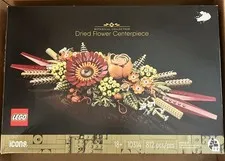 LEGO Icons Dried Flower Centerpiece 10314, Botanical Collection Set Preowned