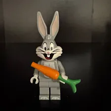 LEGO Minifigure Bugs Bunny w/Carrot from Minifigures Looney Tunes