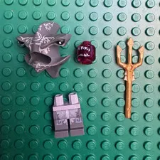 LEGO Atlantis Hammerhead Warrior Minifig missing torso