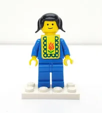 LEGO Homemaker - 269 Kitchen - Baby Minifigure w/ Bib - pln108s - Vintage 1979