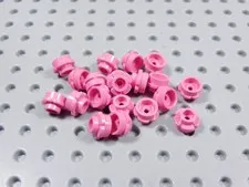 LEGO Lot of 20 Dark Pink 1x1 Flowers Plants Minifig BJ