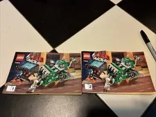 THE LEGO MOVIE 70805: Trash Chomper ALL Manuals ONLY
