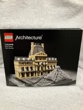 LEGO ARCHITECTURE: Louvre (21024) - Incomplete W/instructions