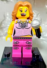 LEGO 8684 CMF Series 2 Pop Star Singer Minifigure col02-11 Complete Set
