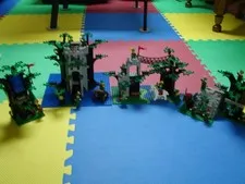 lego castle forestmen 4 sets 6054 6066 6071 6077 with instructions