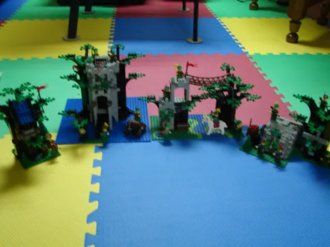 lego castle forestmen 4 sets 6054 6066 6071 6077 with instructions