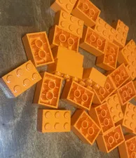 LEGO Parts 3002 Light ORANGE 2x3 Brick - Lot of 25+