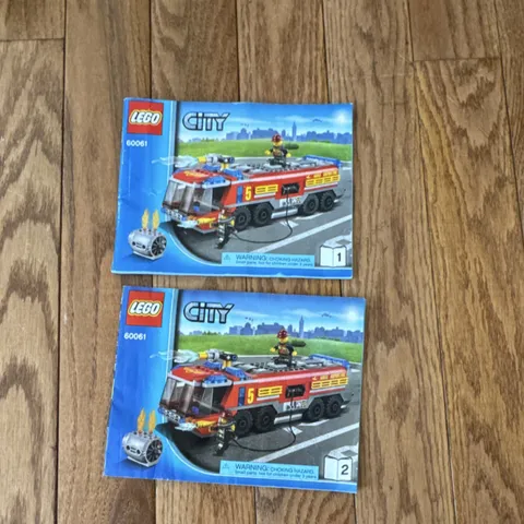 LEGO CITY Set 60061 Illustrated Instruction Manual Booklet Format (1 & 2)